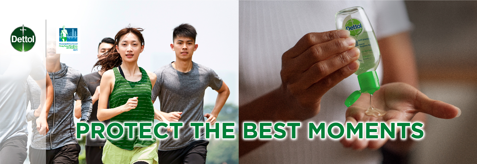 Dettol - Official Hygiene Partner for HK Marathon